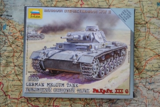 Zvezda 6119  German Pz.Kpfw.III Ausf.G Medium Tank